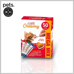 CATIT CREAMY X 50 UNIDADES / TUBOS DE 10G / POLLO-ATUM-SALMON - comprar online