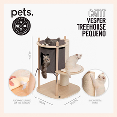 CATIT VESPER TREEHOUSE SMALL 59 X 57.5 X 86 CM