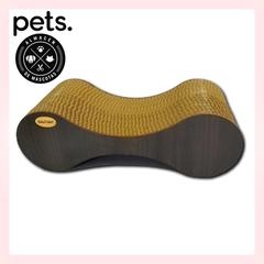 Rascador Gato Pesa Cartón Y Madera Premium Rascat