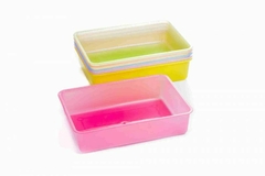 BANDEJA SANITARIA MEDIANA CON BRILLANTINA PET PLAST - comprar online