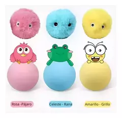 PELOTA INTERACTIVA FROG-E SONIDO A GRILLO, PAJARO O RANA - tienda online