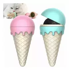 JUGUETE CATNIP BALL HIERBA GATERA HELADO BOLA en internet