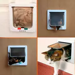 Imagen de PUERTA PERRO/GATO CHICA PREMIUM 4 POSICIONES