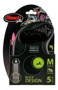 CORREA FLEXI BLACK DESING CINTA MEDIUM 5M ROSA 25 KG - tienda online