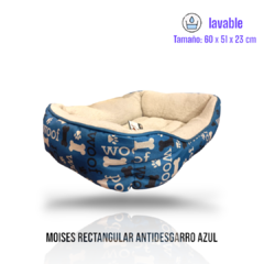 DOGIT DREAM WELL MOISES RECTANGULAR ANTIDESGARRO AZUL en internet