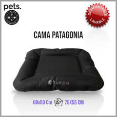 COLCHONETA HUELLA IMPERMEABLE DESMONTABLE NEGRO - comprar online