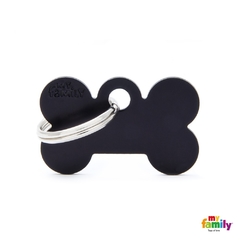 Hueso  negro small aluminio