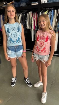 Short lavado bicolor (A) - comprar online