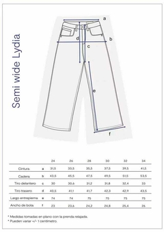 SEMI WIDE LYDIA ADICTA - comprar online