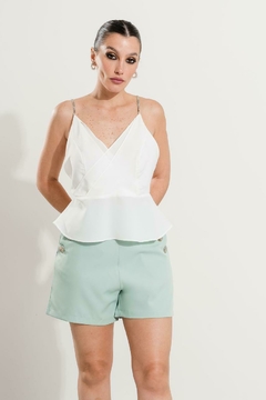 BLUSA CREPE BRETEL STRASS - comprar online