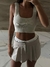 Falda Emblem Beige