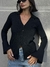 Sweater Cardigan Negro - Maria Pupa