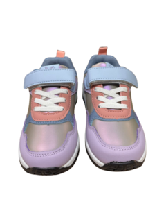 ZAPATILLA WAKE CORDON DEPORTIVA ABROJO ELASTICO 28-34 VIOLETA (WK303/1VI) - comprar online