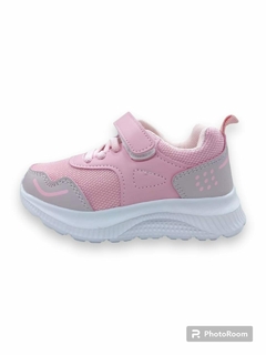 ZAPATILLA WAKE ELASTICO ABROJO 24-26 ROSA (WK072RS)