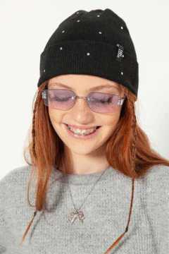 GORRO COMBUSTION LAVENDER CON BRILLO (CB249301) en internet
