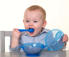 BOWL NUBY CON CUCHARA COLORES (NY5419) en internet