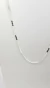 CHOKER PRATEADA MALHA CHAPINHA 3 LOSANGOS BANHO DE PRATA - comprar online