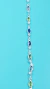 PULSEIRA PRATEADA PEDRINHAS OVAIS COLORIDAS BANHO DE PRATA - comprar online
