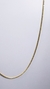 CORRENTE RABO DE RATO 50CM BANHADA À OURO 18K - comprar online