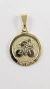 PINGENTE MEDALHA CICLISMO BANHADO À OURO 18K