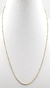 CORRENTE VENEZIANA 0,8MM x 40CM BANHADA A OURO 18K