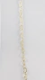 TORNOZELEIRA MALHA CORAÇÃO 3MM X 25CM BANHADA À OURO 18K - comprar online