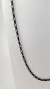 CORRENTE AÇO INOX TIJOLINHO 3MM x 70CM PRETA - comprar online