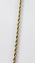 PULSEIRA AÇO INOX CORDÃO BAIANO 2MM X 21CM DOURADA - comprar online