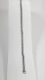 PULSEIRA AÇO INOX MALHA GROUMET DE 4MM X 21CM