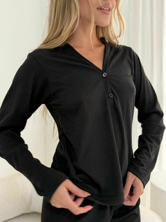 Pijama Morley Negro - comprar online