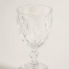 COPA DE VIDRIO VINTAGE TRAMADO ROMBO - tienda online
