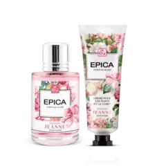 Set especial de regalo contiene 1 Eau de Parfum (50 ml) y 1 Crema para manos y cuerpo de 80g. (MADAME JEANNE - CHIPRE FRUTAL) - Gruya Objetos