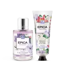 Set especial de regalo contiene 1 Eau de Parfum (50 ml) y 1 Crema para manos y cuerpo de 80g. (VICTOIRE - FLORAL FRUTAL) - comprar online