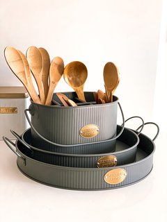 Porta botellas/organizador 6 divisiones metal - comprar online