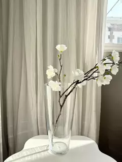 Florero vidrio cónico - comprar online