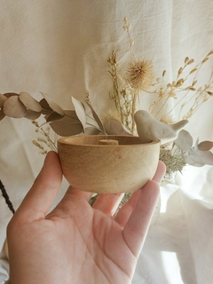 Portasahumerio de madera con pajarito - comprar online