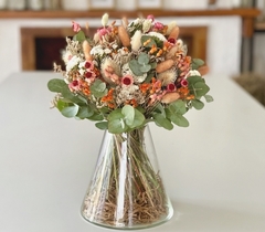 Florero de vidrio Cónico