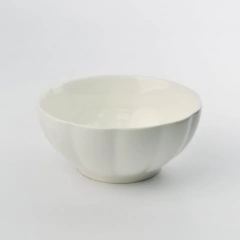 ENSALADERA PORCELANA FACETADA - Gruya Objetos