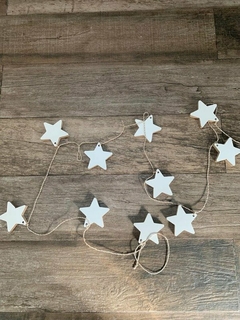 Guirnalda Estrellas En Madera Mdf 2,5 Metros De Largo - comprar online