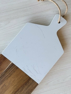 TABLA MADERA ACACIA Y MÁRMOL DELUXE - comprar online