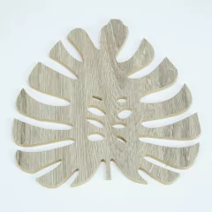 Bandeja/Posa fuente Madera Monstera XL - Gruya Objetos