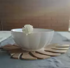 ENSALADERA PORCELANA FACETADA