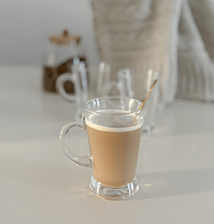 SET x6 POCILLOS VIDRIO CAFE RECTOS 155 ml
