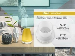 Difusor Humidificador Aromatizante Portatil con Luz - tienda online