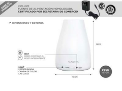 Imagen de Difusor Humidificador Aromatizante Portatil con Luz