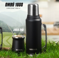 TERMO WATERDOG OMBU 1LT CON MANIJA Y PICO CEBADOR - comprar online
