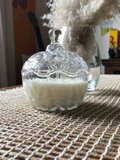 Vela de cera de soja Caramelo - Doble Pabilo