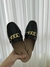 Mule quadrado preto - comprar online