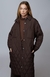 Campera Larga Matelasseada Marrón - comprar online