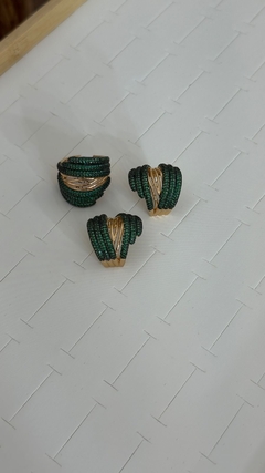 CONJUNTO ANEL E BRINCO - loja online